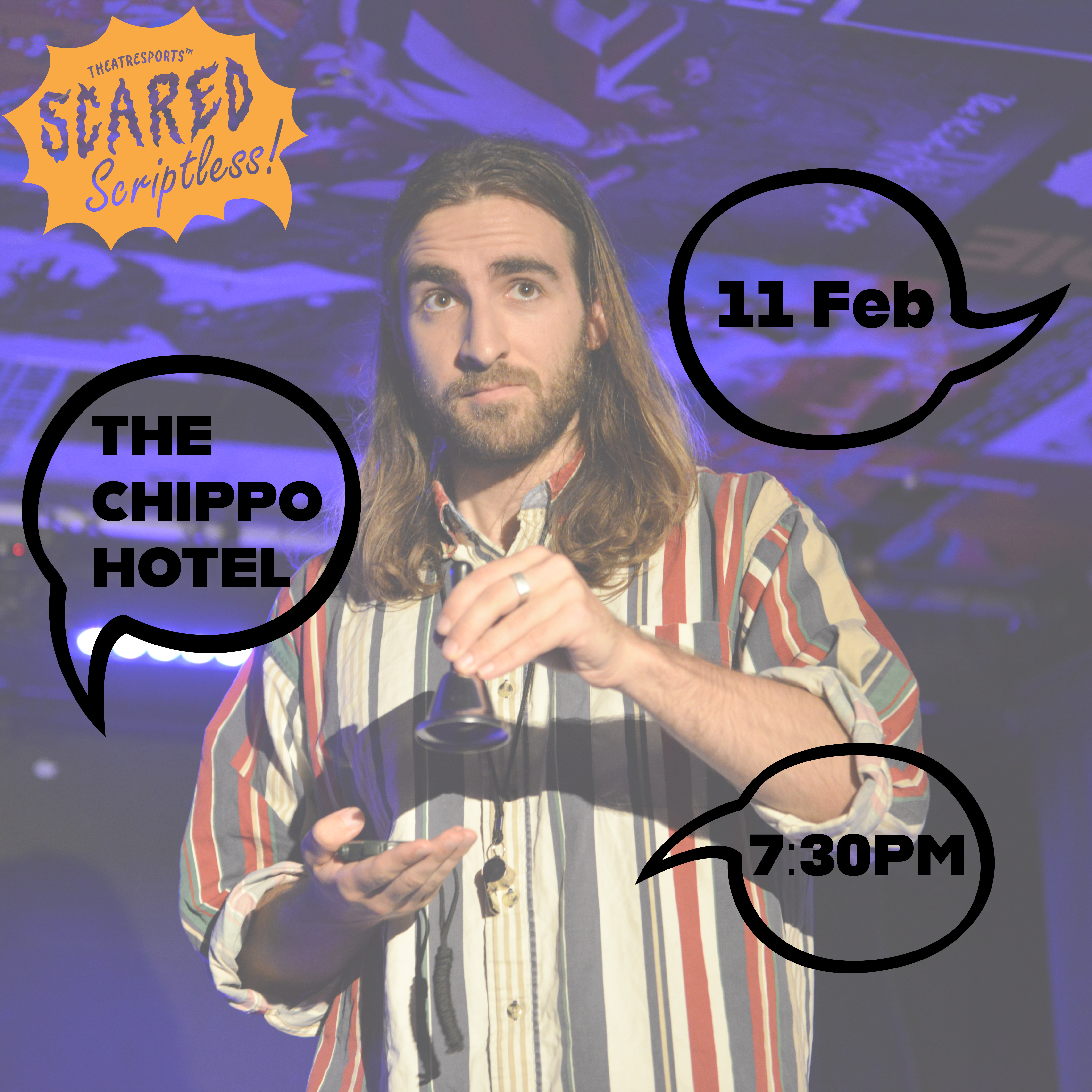 TheatreSports™ SCARED SCRIPTLESS! TONIGHT FEB 11th