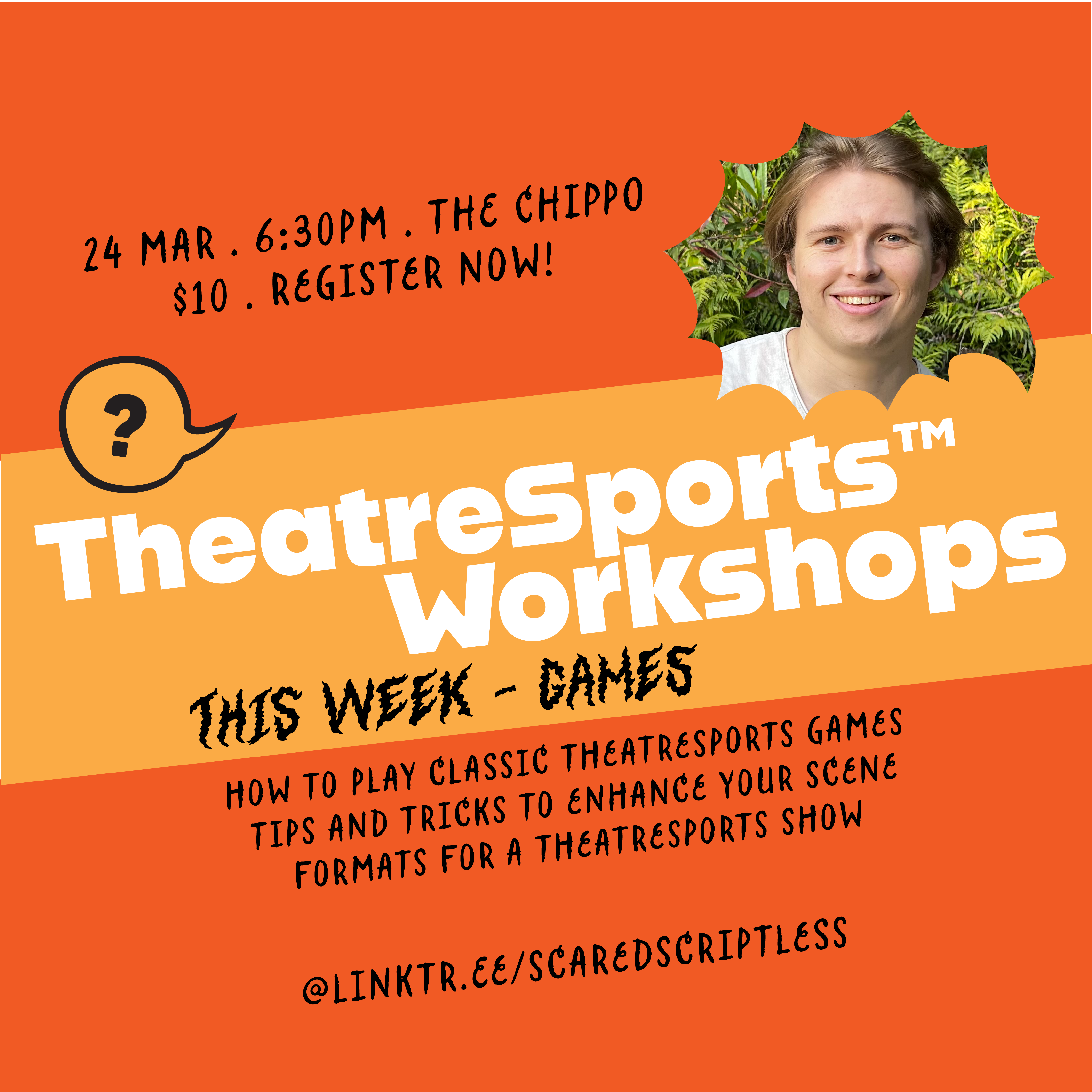 TheatreSports™ Workshop - CLASSIC GAMES MON MAR 24th