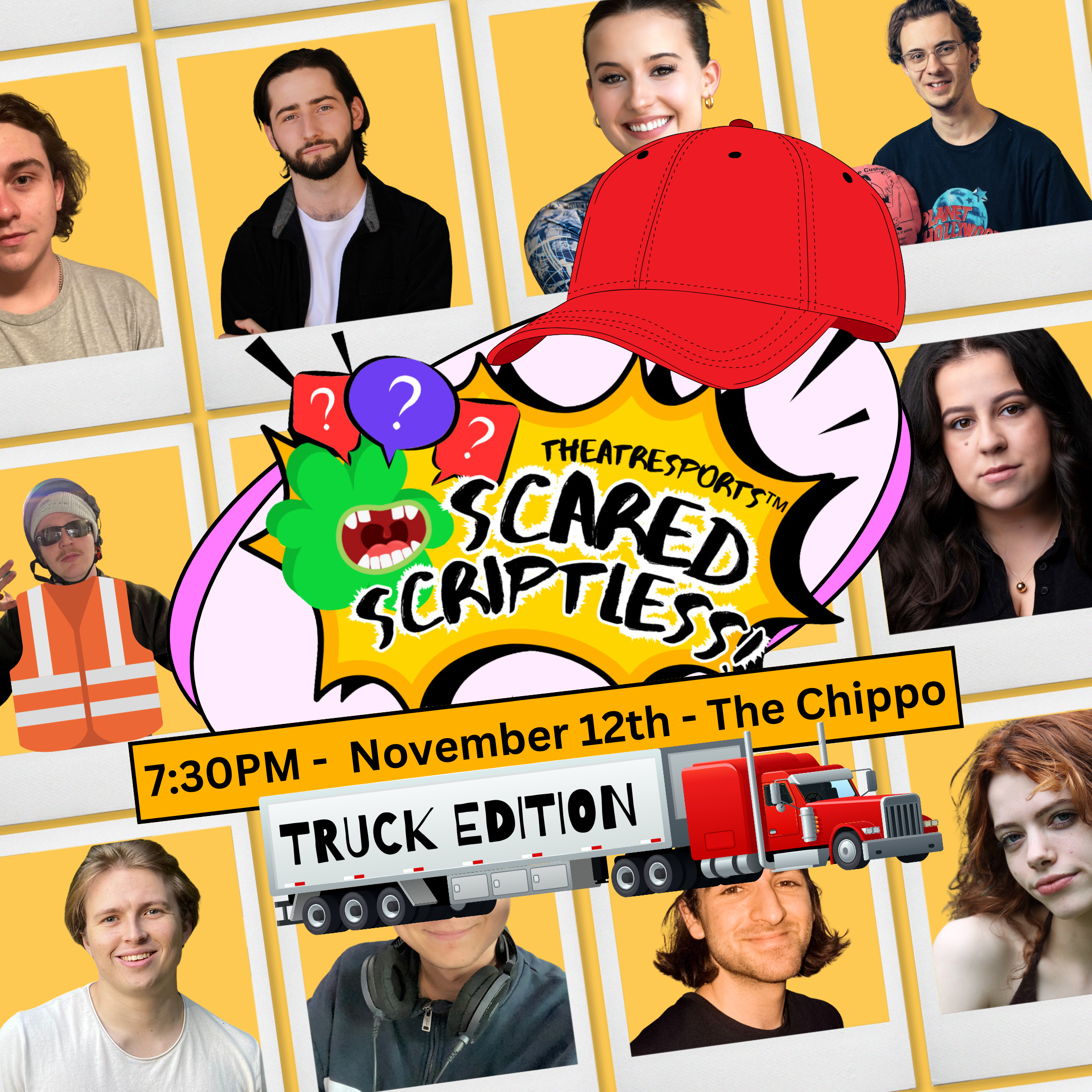 TheatreSports™ SCARED SCRIPTLESS! The TRUCK EDITION TUE NOV 5th