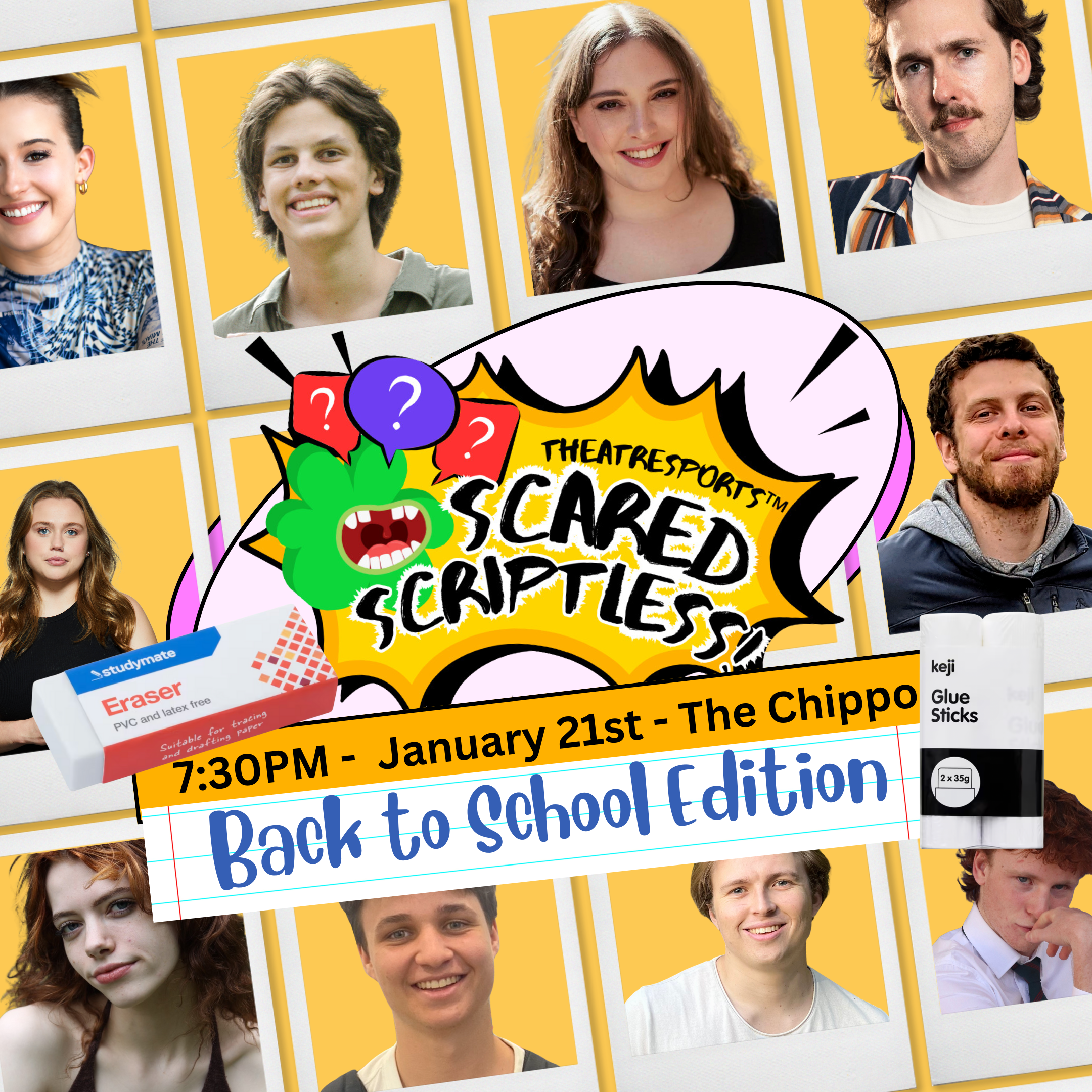 TheatreSports™ SCARED SCRIPTLESS! BACK TO SCHOOL EDITION JAN 21st